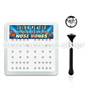 nbrb6xc nose bone silver 925 nose