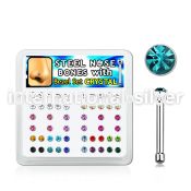 nbsbxm surgical steel nose bones nose piercing