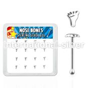 nbvft16 nose bone silver 925 nose