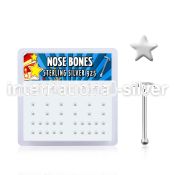 nbxsa nose bone silver 925 nose