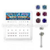 npbms nose bone silver 925 nose