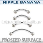 npbnfo4 surgical steel curved barbell 4mm