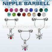 npdl14 straight barbells surgical steel 316l nipple