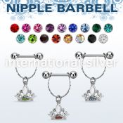 npdl15 straight barbells surgical steel 316l nipple
