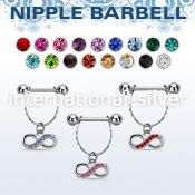npdl16 straight barbells surgical steel 316l nipple