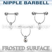 npdl27 straight barbells surgical steel 316l nipple