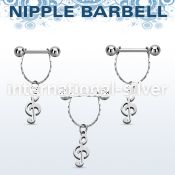 npdl8 straight barbells surgical steel 316l nipple