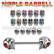 npskc straight barbells surgical steel 316l nipple