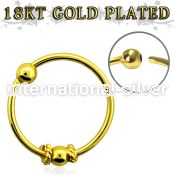 nr11rg nose hoop silver 925 nose