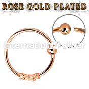 nr15rs nose hoop silver 925 nose