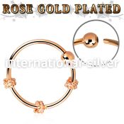 nr27rs nose hoop silver 925 nose