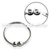 nr33 nose hoop silver 925 nose