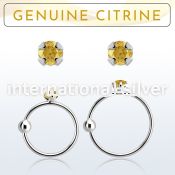 nrge6 nose hoop silver 925 nose