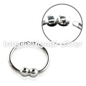 nrs33 nose hoop silver 925 nose