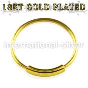 ns03rg nose hoop silver 925 nose