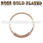 ns03rs nose hoop silver 925 nose