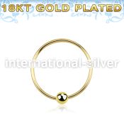 ns06rg nose hoop silver 925 nose