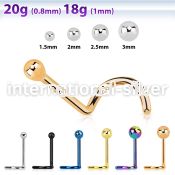 nsb l shape nose studs surgical steel 316l nose