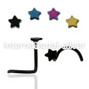 nsctsr l shape nose studs anodized surgical steel 316l nose