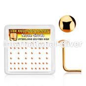 nsmx3rs l shape nose studs silver 925 nose