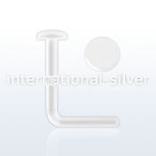 nsrtd l shape nose studs bioflex ptfe nose