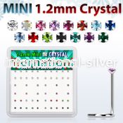 nwp5mx 925 silver nose screws and nose studs nose piercing