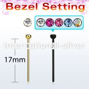 nycbt25 bend it to fit nose studs anodized surgical steel 316l nose