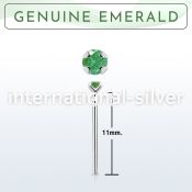 nypge10 bend it to fit nose studs silver 925 nose