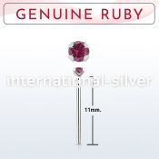 nypge5 bend it to fit nose studs silver 925 nose