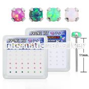 nypo15 bend it to fit nose studs silver 925 nose