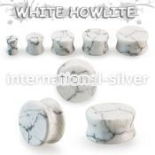 pgsnn wood bone horn & stones plugs ear  lobe  piercing