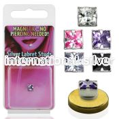 pkmq4m fake illusion body jewelry silver 925 belly button