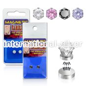 pkmsz fake illusion body jewelry surgical steel 316l belly button