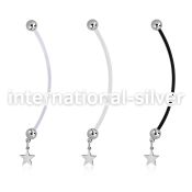 pnd770 bio flex & ptfe belly bananas belly piercing
