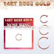 rcln20 nose hoop gold nose