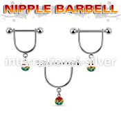 rfrsnp6 straight barbells surgical steel 316l nipple