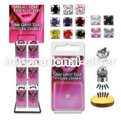 rkpkmz fake illusion body jewelry silver 925 belly button