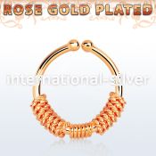 rssep12e fake illusion body jewelry silver 925 septum