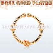 rssep12g fake illusion body jewelry silver 925 septum