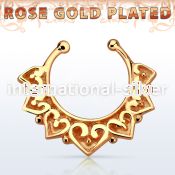 rssepd11 fake illusion body jewelry silver 925 septum