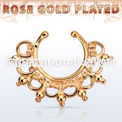 rssepd12 fake illusion body jewelry silver 925 septum