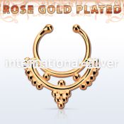 rssepd4 fake illusion body jewelry silver 925 septum