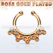 rssepd5 fake illusion body jewelry silver 925 septum