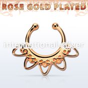 rssepd6 fake illusion body jewelry silver 925 septum