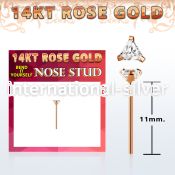 ryztc1 bend it to fit nose studs gold nose