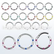 segh16j seamless segment rings surgical steel 316l eyebrow