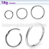 segh18 seamless segment rings surgical steel 316l eyebrow