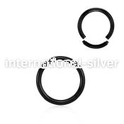 segt12 seamless segment rings anodized surgical steel 316l ear lobe