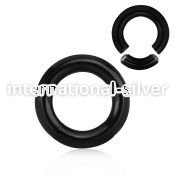 segt4 seamless segment rings anodized surgical steel 316l ear lobe