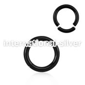 segt8 seamless segment rings anodized surgical steel 316l ear lobe